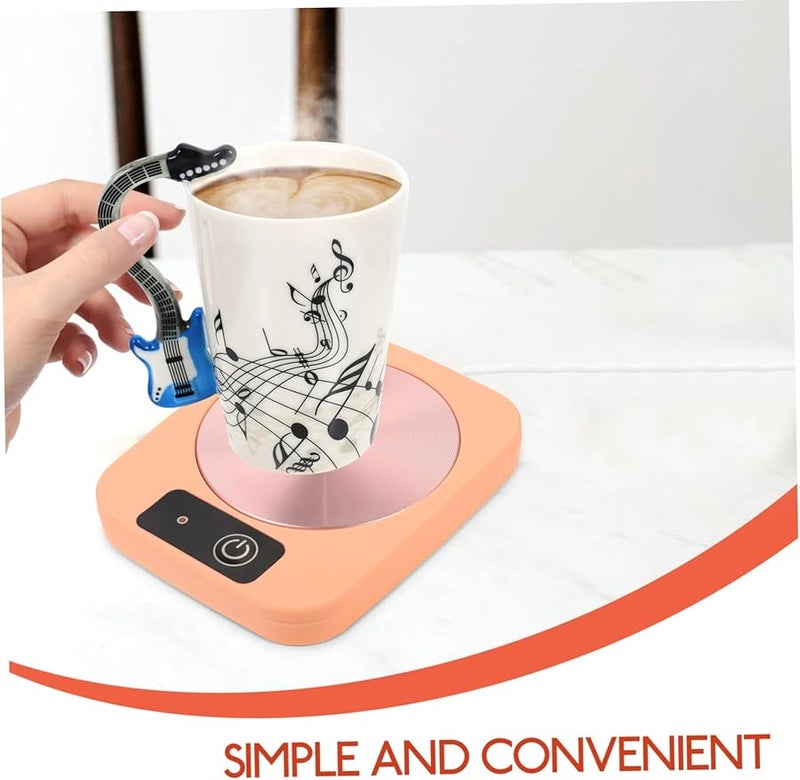 USB Cup Warmer With Temperature Control For Coffee Tea Milk Portable Home Office Use - Image 4